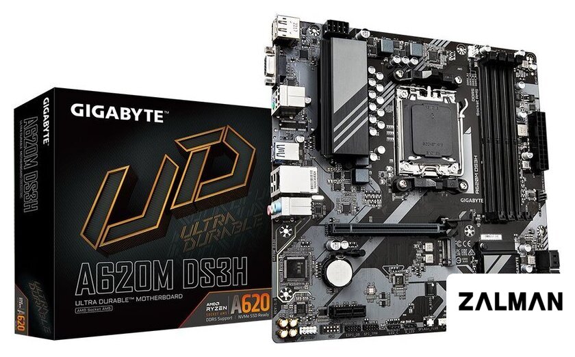 Материнская плата Gigabyte A620M DS3H (rev. 1.0)