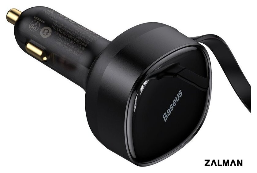 Автомобильное зарядное Baseus Enjoyment Pro 2-in-1 Car Charger C+L 60W C00057802111-02