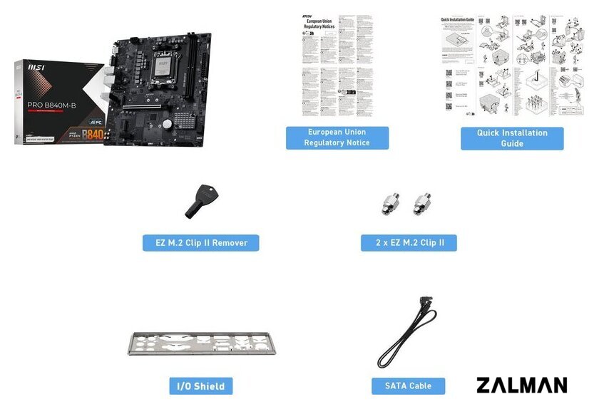 Материнская плата MSI Pro B840M-B