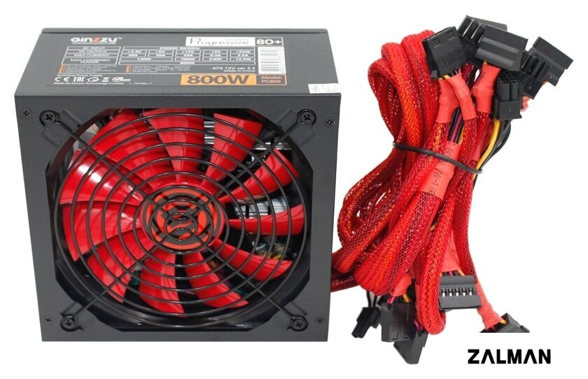 Блок питания Ginzzu PC800