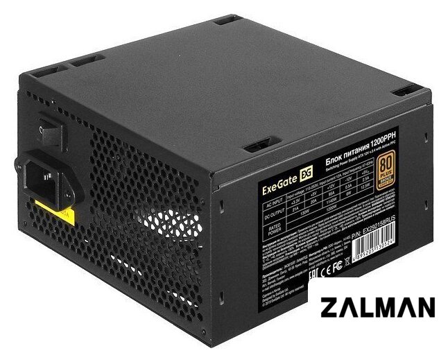 Блок питания ExeGate 1200PPH 80 Plus Bronze EX292158RUS