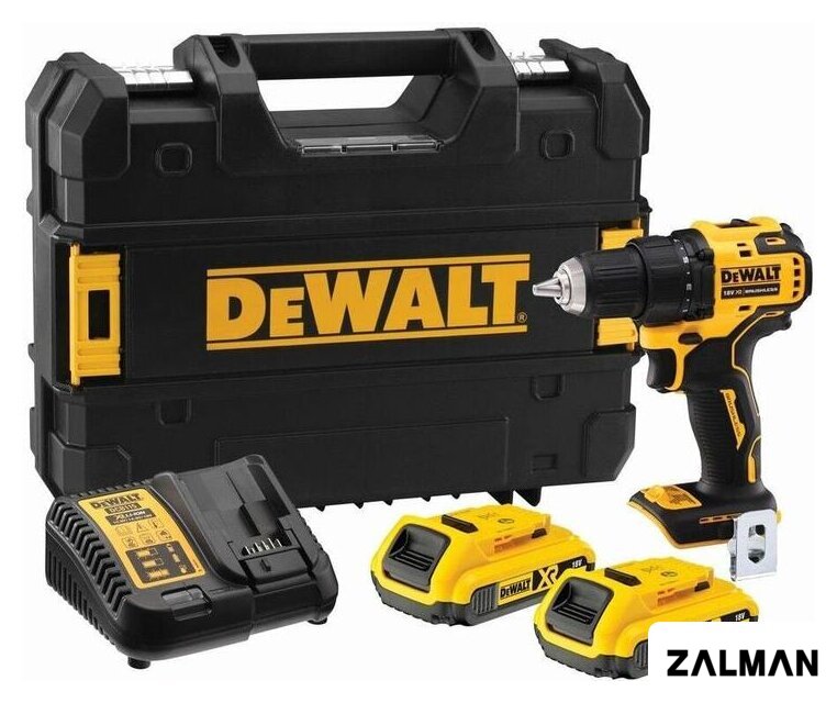 Дрель-шуруповерт DeWalt DCD708D2T-QW (с 2-мя АКБ, кейс)