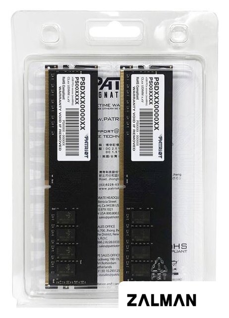 Оперативная память Patriot Signature Line 2x16GB DDR4 PC4-25600 PSD432G3200K