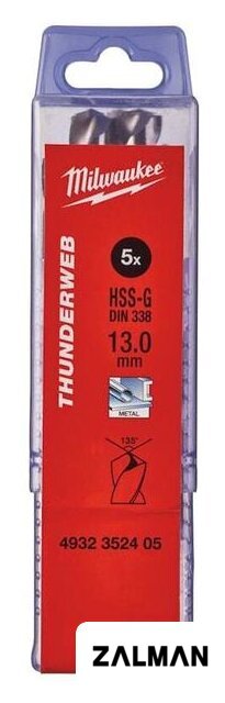 Набор сверл Milwaukee 4932352405 (5 предметов)