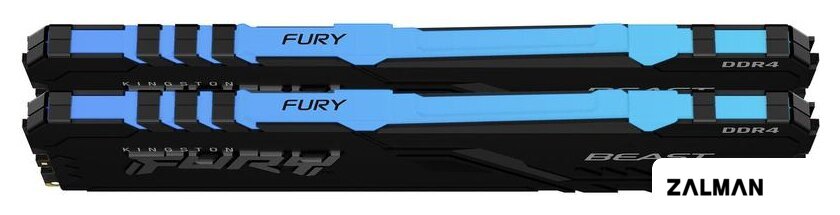Оперативная память Kingston FURY Beast RGB 2x16ГБ DDR4 3200МГц KF432C16BB12AK2/32