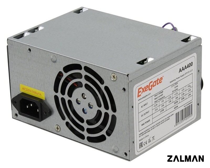 Блок питания ExeGate AAA400 ES259590RUS-PC