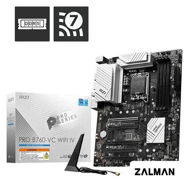 Материнская плата MSI PRO B760-VC WIFI IV
