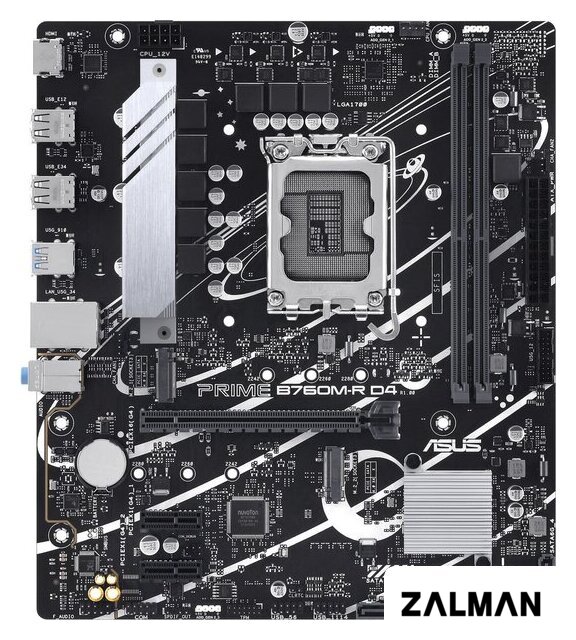 Материнская плата ASUS PRIME B760M-R D4