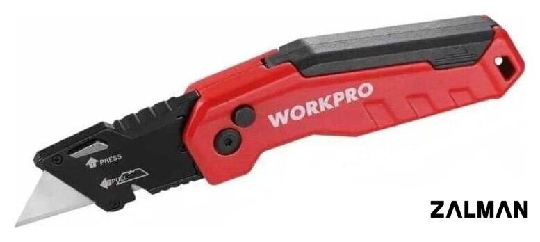 Нож строительный Workpro WP211026