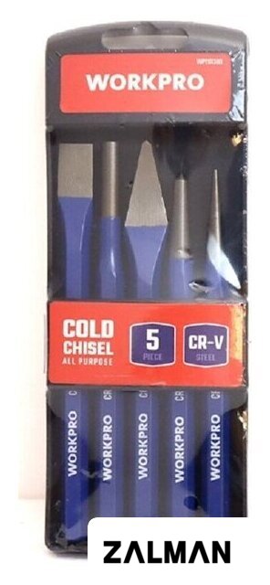 Набор зубил Workpro WP201303 (5 предметов)
