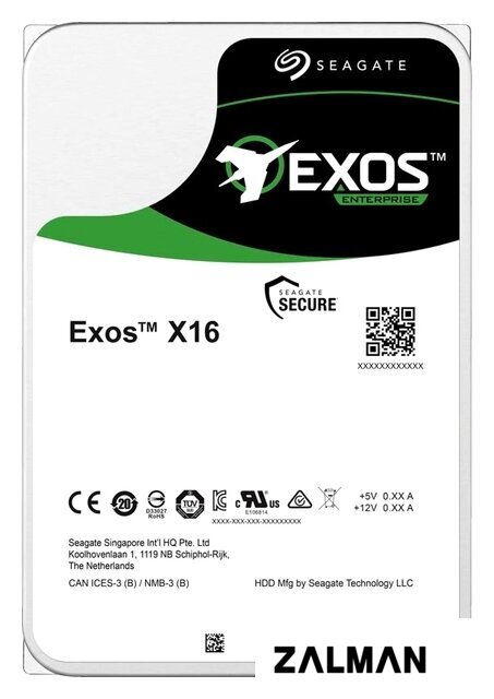 Жесткий диск Seagate Exos X16 16TB ST16000NM002G