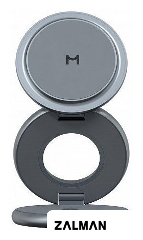 Беспроводное зарядное Magssory Signature Disc Pro для Apple 3 в 1 WCH073 (темно-серый)