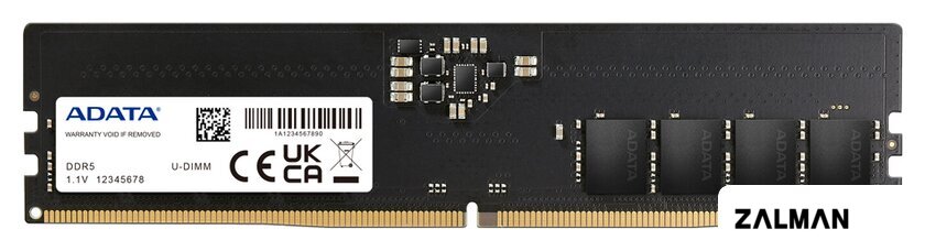 Оперативная память ADATA 32ГБ DDR5 4800 МГц AD5U480032G-S