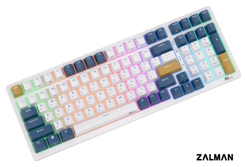 Клавиатура Royal Kludge RK98 RGB Klein Blue (RK Red)