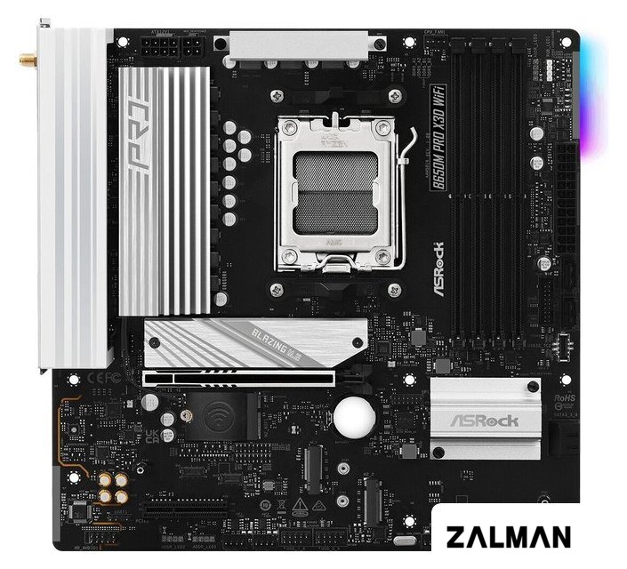 Материнская плата ASRock B650M Pro X3D WiFi