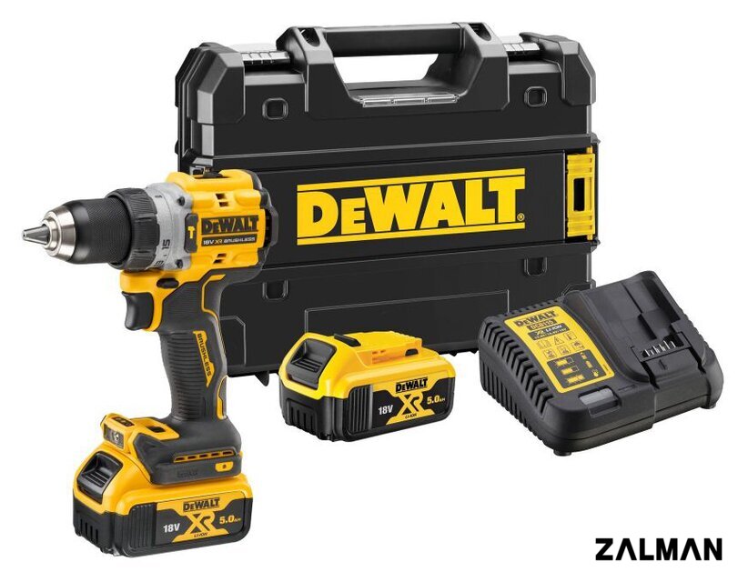 Ударная дрель-шуруповерт DeWalt DCD805P2T (с 2-мя АКБ, кейс)