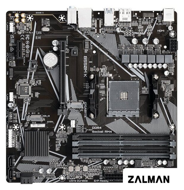 Материнская плата Gigabyte B550M K (rev. 1.0)