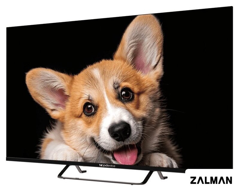 Телевизор Topdevice 43" SMART TV YаOS 03 (черный)