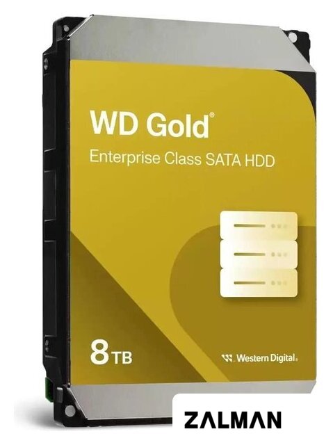 Жесткий диск WD Gold 8TB WD8005FRYZ