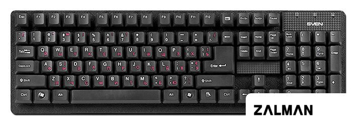 Клавиатура SVEN Standard 301 USB (черный)