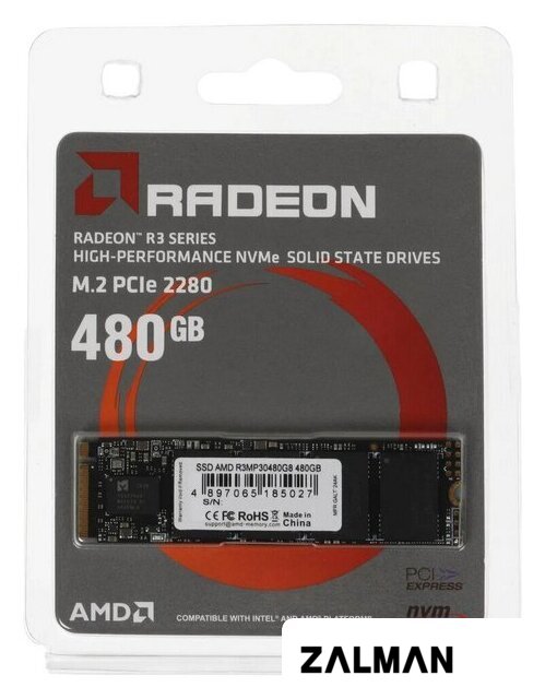 SSD AMD Radeon R3 480GB R3MP30480G8