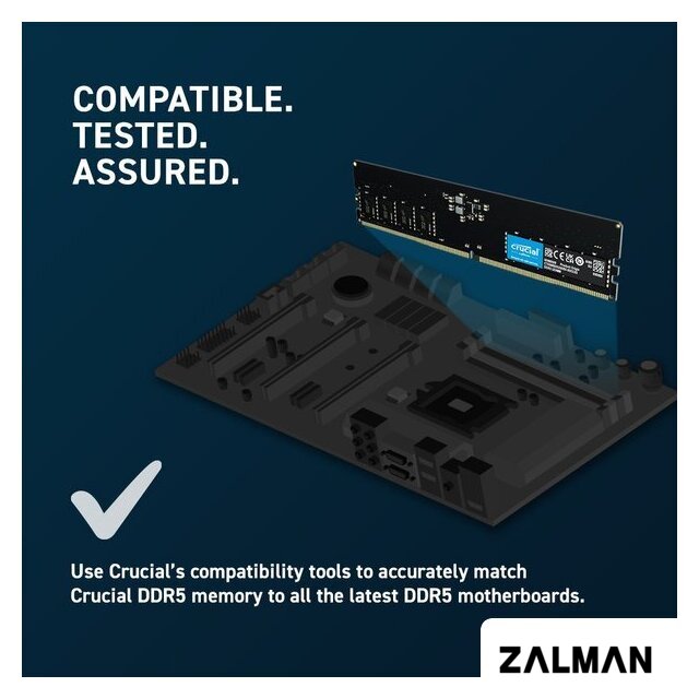 Оперативная память Crucial 16ГБ DDR5 5600 МГц CT16G56C46U5T