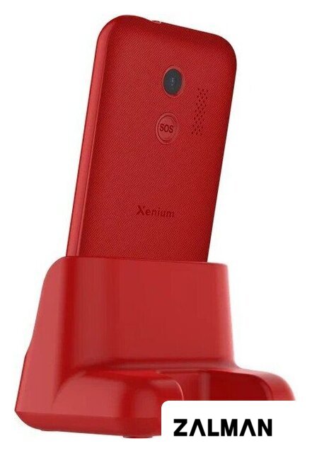 Кнопочный телефон Xenium X718 (красный)