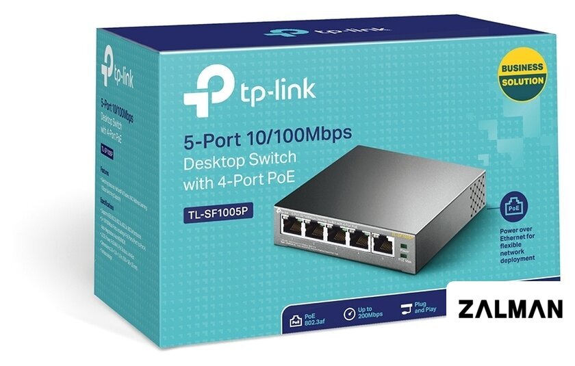 Неуправляемый коммутатор TP-Link TL-SF1005P V1