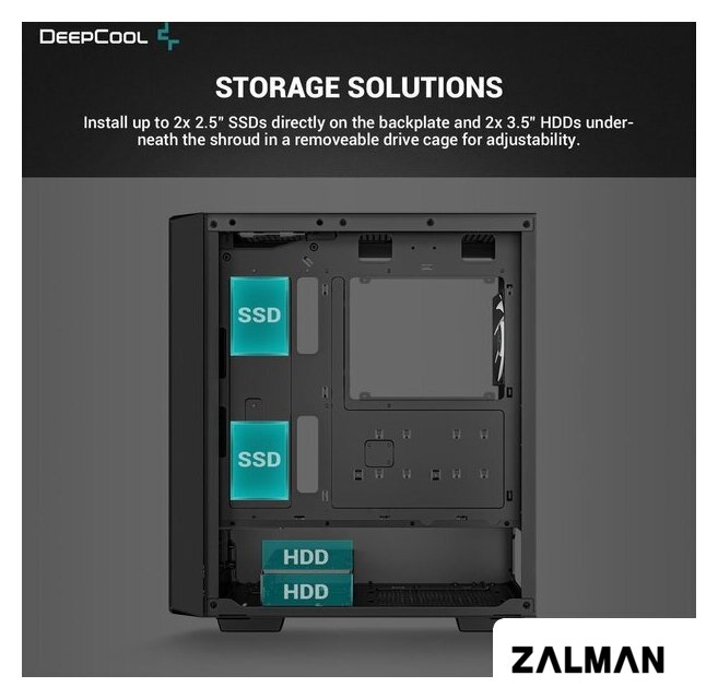 Корпус DeepCool CC560 V2 ARGB R-CC560-BKTAA4-G-2