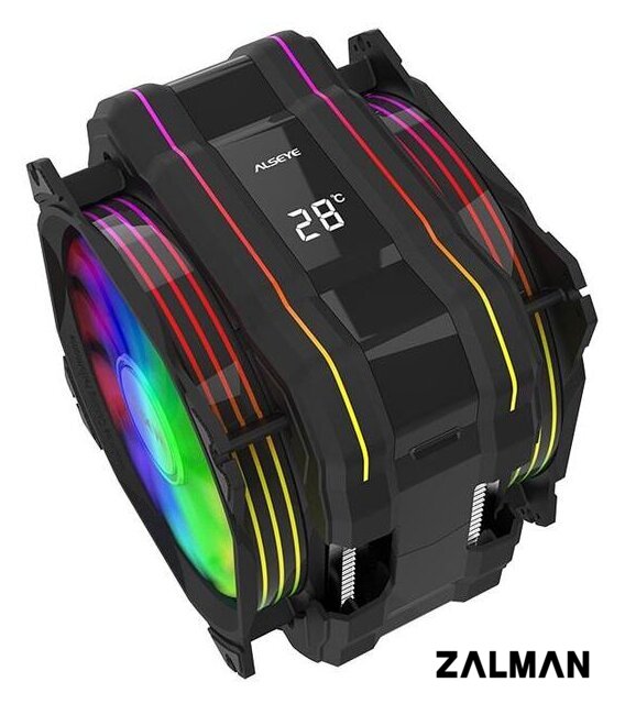Кулер для процессора ALSEYE M120D Plus (черный)