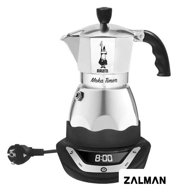 Гейзерная кофеварка Bialetti Moka Timer (3 порции)
