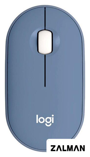 Мышь Logitech M350 Pebble (темно-синий)
