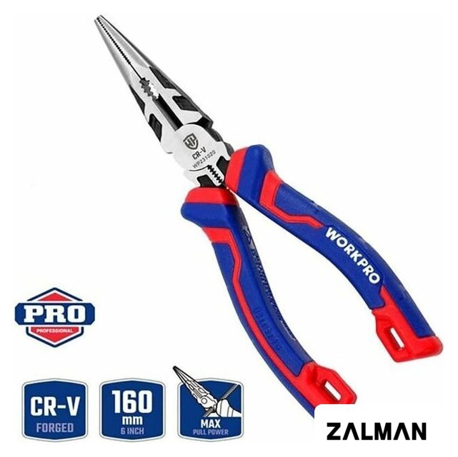 Длинногубцы Workpro WP231020