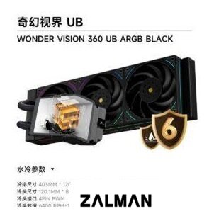Система жидкостного охлаждения для процессора Thermalright Wonder Vision 360 UB ARGB (черный)