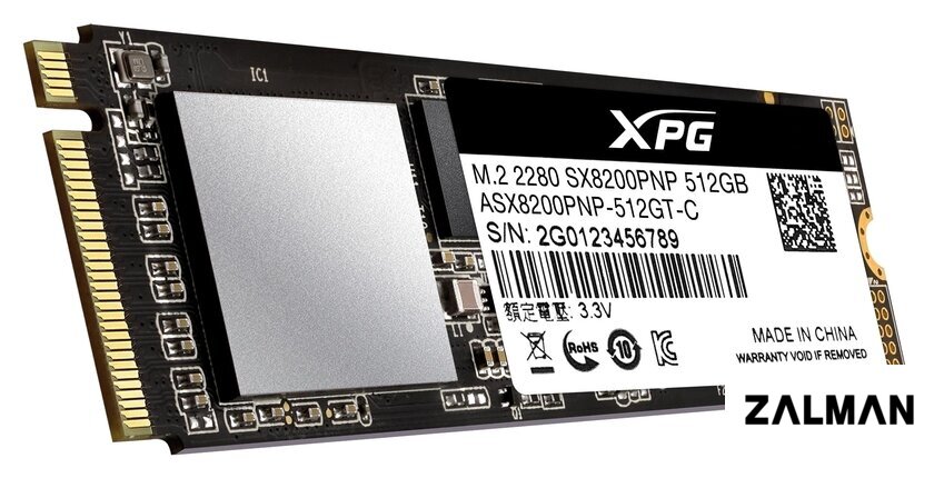SSD ADATA XPG SX8200 Pro 512GB ASX8200PNP-512GT-C
