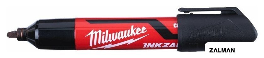 Маркер Milwaukee Inkzall L 4932471554 (3 шт, черный)