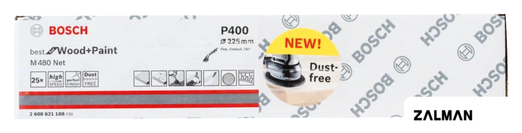 Набор шлифлистов Bosch M480 Best Wood and Paint 2608621188