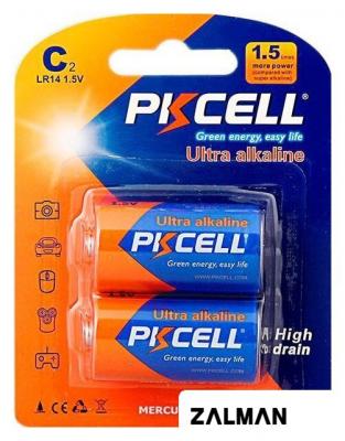 Батарейка PKCELL LR14-2B (2 шт)