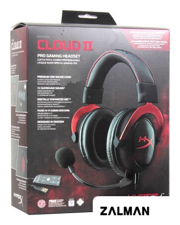 Наушники HyperX Cloud II (красный)