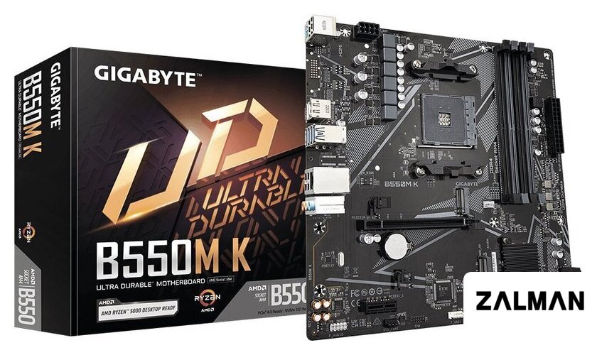 Материнская плата Gigabyte B550M K (rev. 1.0)