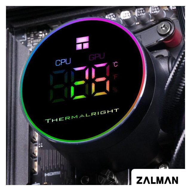 Система жидкостного охлаждения для процессора Thermalright Frozen Magic 360 Digital ARGB V2 (черный)
