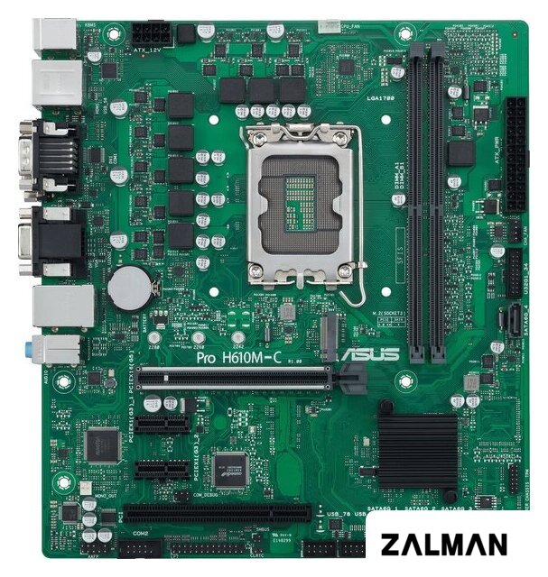 Материнская плата ASUS Pro H610M-C-CSM