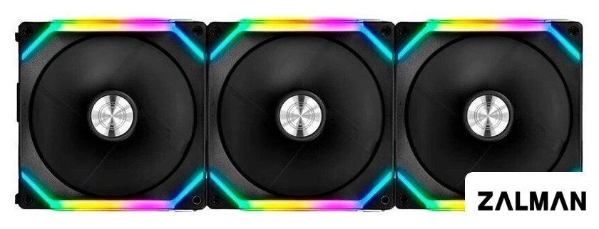 Комплект вентиляторов для корпуса 1stPlayer XF7 Reverse ARGB (3 шт, черный)
