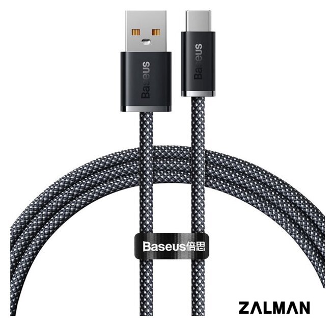 Кабель Baseus Dynamic Series Fast Charging Data Cable 100W USB Type-A - USB Type-C (1 м, серый)