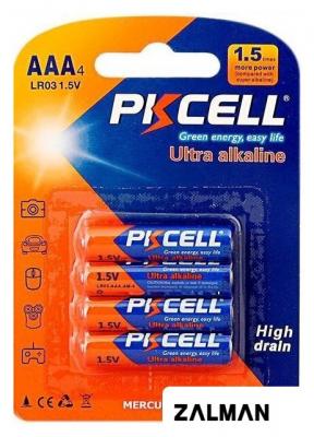Батарейка PKCELL Ultra Digital Alkaline LR03 AAA 4 шт.
