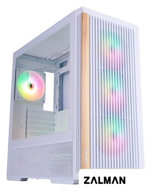 Корпус 1stPlayer WD7 ARGB WD7-WH-4FA7-W-2FA7R-W (белый)