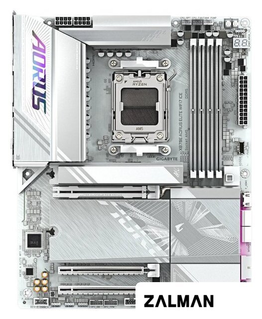Материнская плата Gigabyte X870E Aorus Elite WiFi7 Ice (rev. 1.2)