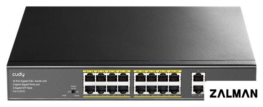 Неуправляемый коммутатор Cudy GS1018PS2 1.0