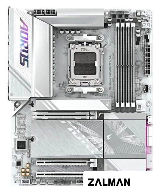 Материнская плата Gigabyte X870E Aorus Elite WiFi7 Ice (rev. 1.3)