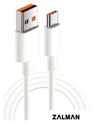 Кабель Xiaomi Fast Charging USB Type-C Data Cable BHR4915CN (1 м, белый)